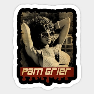 Pam Grier Vintage Sticker